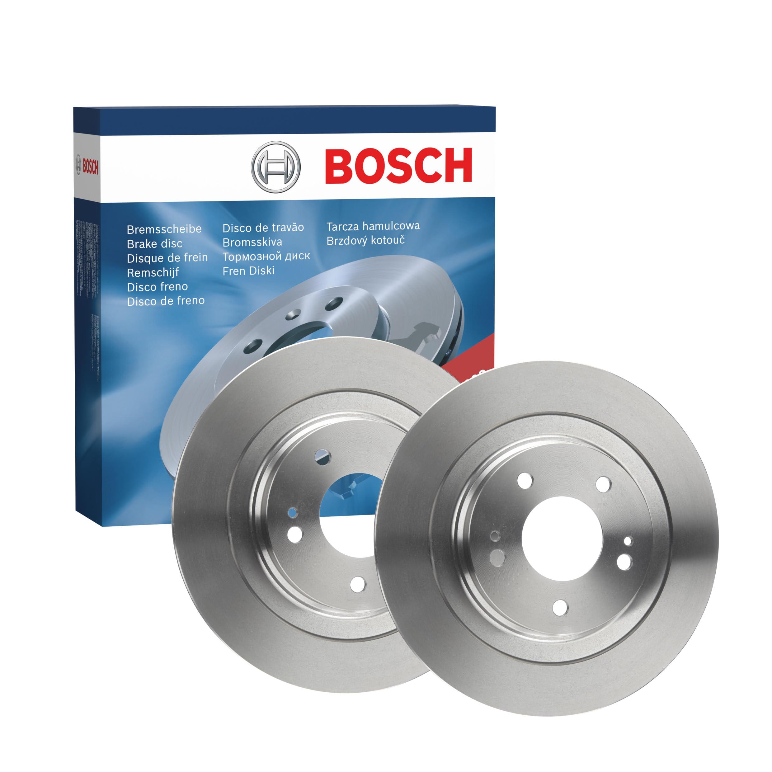 2x Brake Discs Pair Solid fits MITSUBISHI ASX GA 2.2D Rear 13 to 18 4N14 302mm