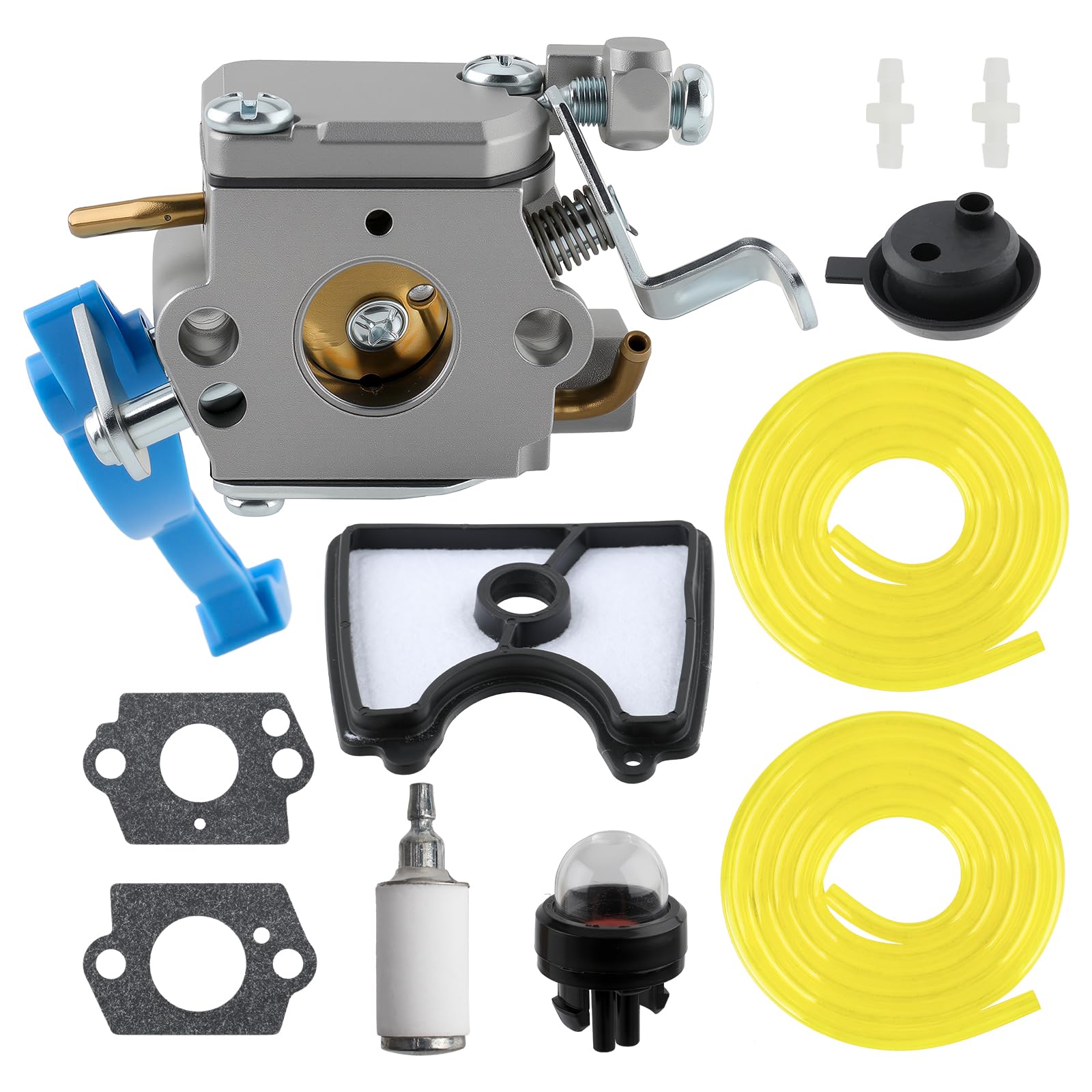 Carbhub 545081811 C1Q-W37 Carburetor for Husqvarna 125B 125BVX 125BX Leaf Blower Trimmer Replaces Zama C1Q-W37 545081811 Carb with Fuel Line Kit