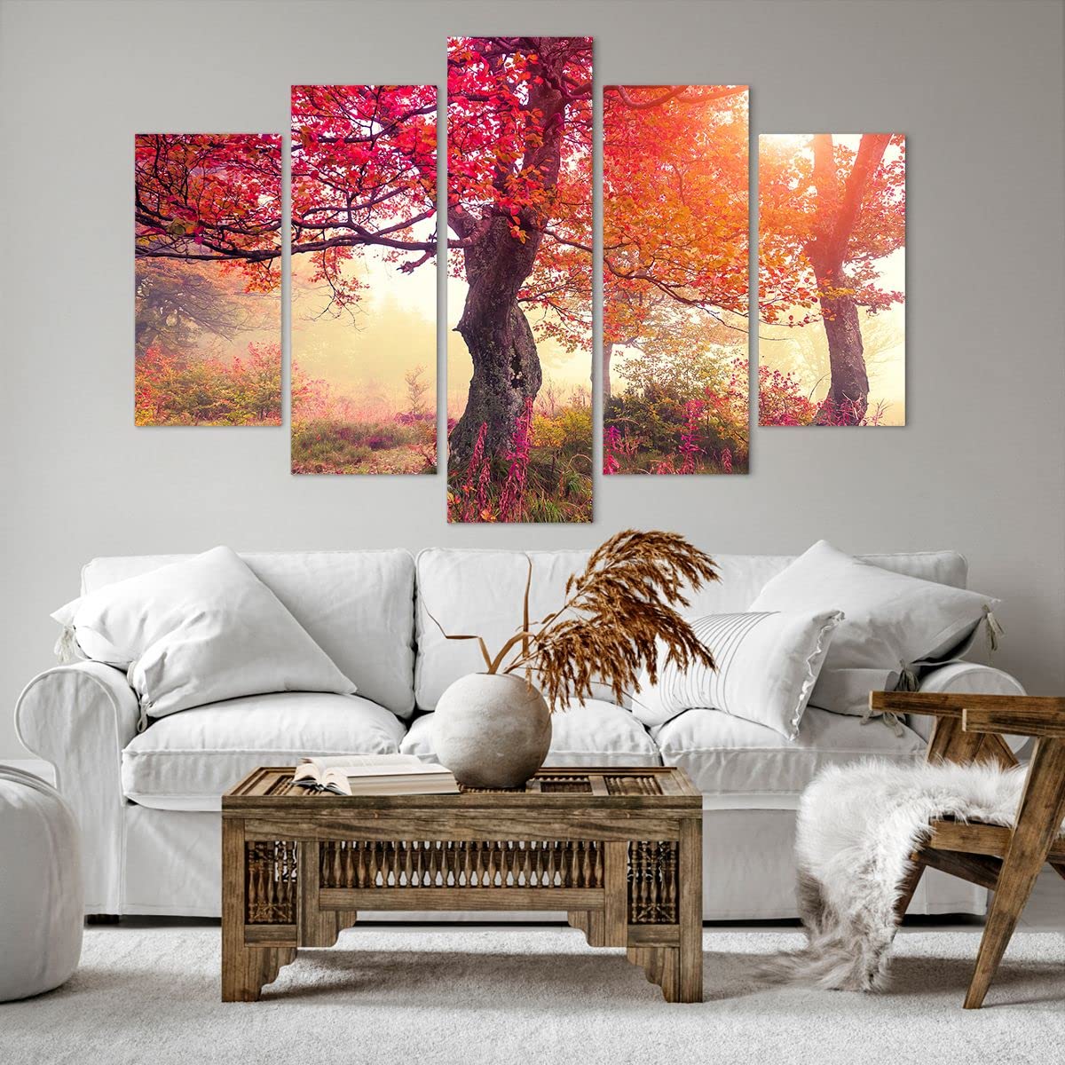 Stampe E Quadri Su Tela 5 Pezzi Moderno, Vino Rosso Vino Rosso Intenso Hd Decorazione Casa Soggiorno Tela Immagini (Xl/Senza Cornice 150 X 100 Cm) -/Camera Da Letto/Ufficio/Hotel/Ristorant -8Y3W+K4M