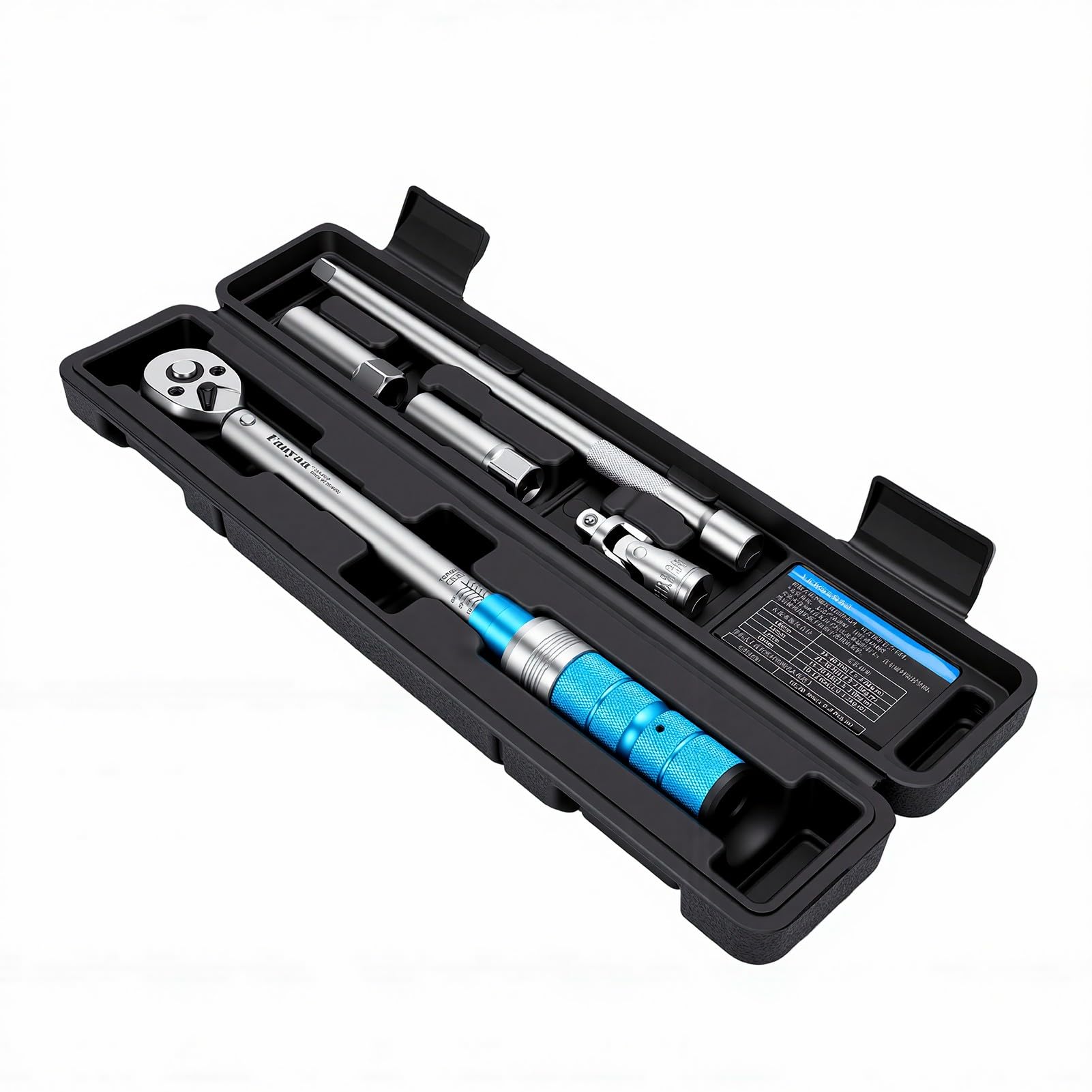 Generic Zestaw Kluczy Dynamometrycznych Trwałe Narzędzie Do Precyzyjnych zastosowań Motoryzacyjnych Do Użytku Profesjonalnego Stal Stopowa CRV (3/8" (10-60N) 5-częściowy zestaw świec)