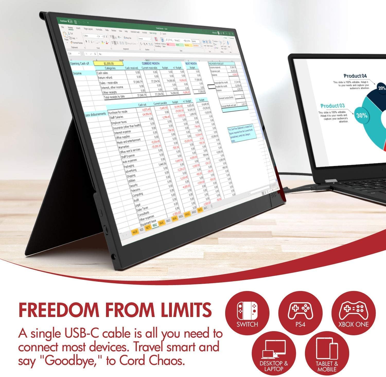 ❤ Crаzу Dеаlѕ VIOTEK LinQ 16 Inch Portable Monitor – Full HD 1080P Thin IPS Panel w/Built in Speakers, (2X) USB Type C, (1x) HDMI Mini, (1x) 3.5mm Audio Port - for Laptop, Tablet or Mobile Smartphone (P16C) Suреr Bіg Clеаrаnсе! VIOTEK LinQ 16 Inch Portable Monitor – Full HD 1080P Thin IPS Panel w/Built in Speakers, (2X) USB Type C, (1x) HDMI Mini, (1x) 3.5mm Audio Port - for Laptop, Tablet or Mobile Smartphone (P16C)