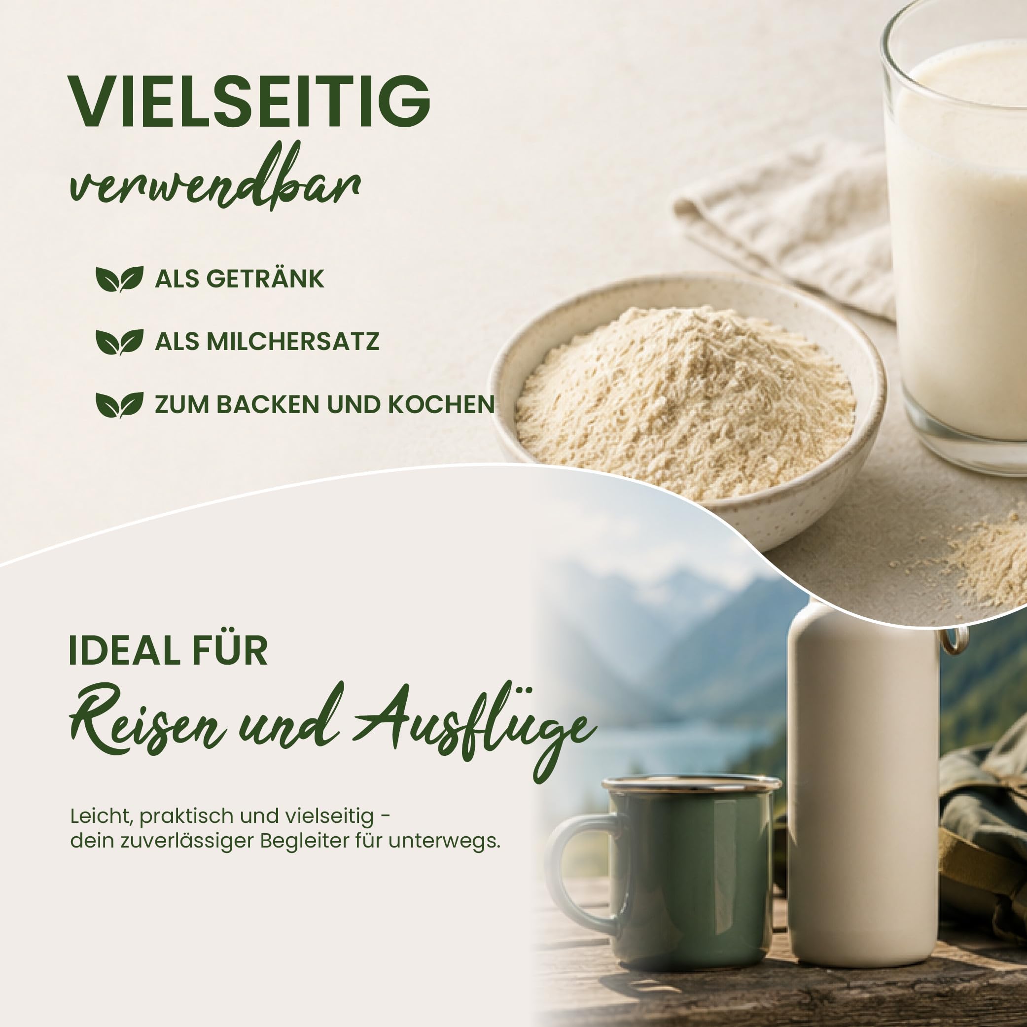 Vollmilchpulver 10 kg | 26% Fett | Trockenmilch sprühgetrocknet | Milchpulver Vollmilch | Ideal für Reisen & Notfallreserve