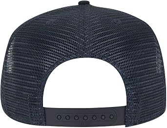 OTTO Square Flat Visor SNAP 5 Panel Mesh Back Trucker Snapback Hat