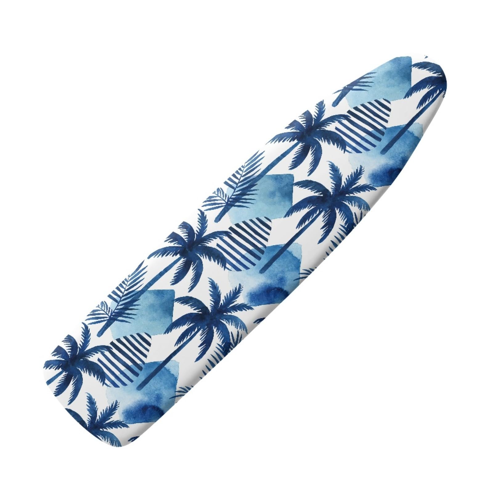 Extra large ironing board cover 140 x 45 Blue Tree Thick cotton pad Ironing Board Cover Elastic washable,Resist Scorching and Staining,Heat Reflective & Vapour Permeable,Easy Fit