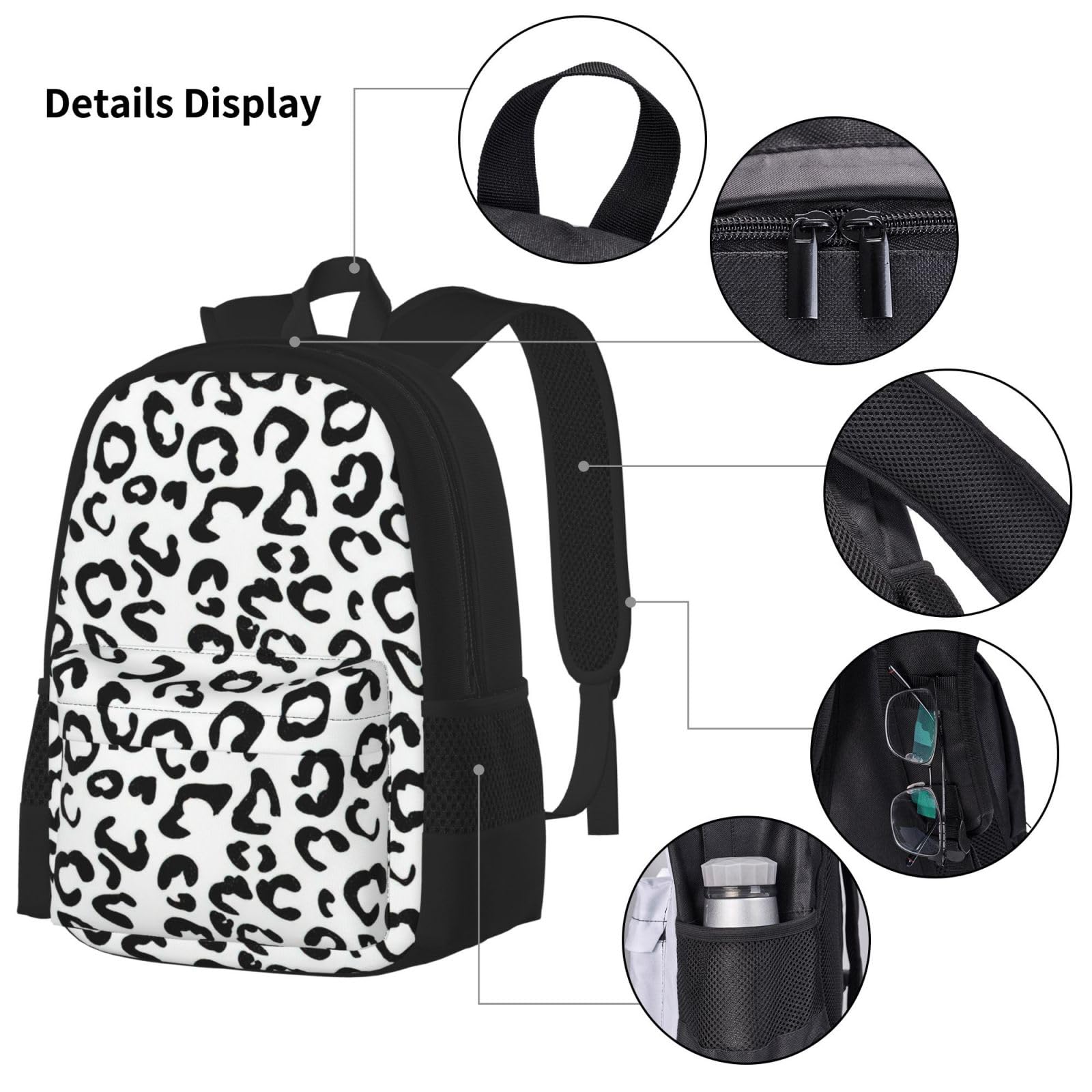 Zaino, borsa portapranzo, astuccio, set da 3 pezzi, per lavoro e