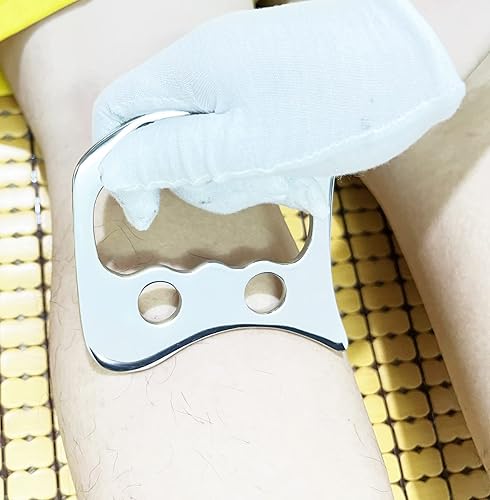 Miniatura 6 de Gua sha Tool gua sha Herramienta de acero inoxidable iastm herramienta de masaje Gussha herramienta de raspado muscular para terapia de tejidos