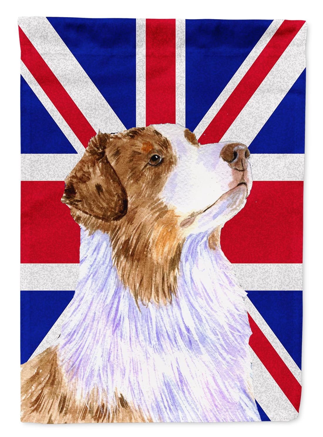 Drapeau de jardin Berger Australien et Union Jack anglais multicolore