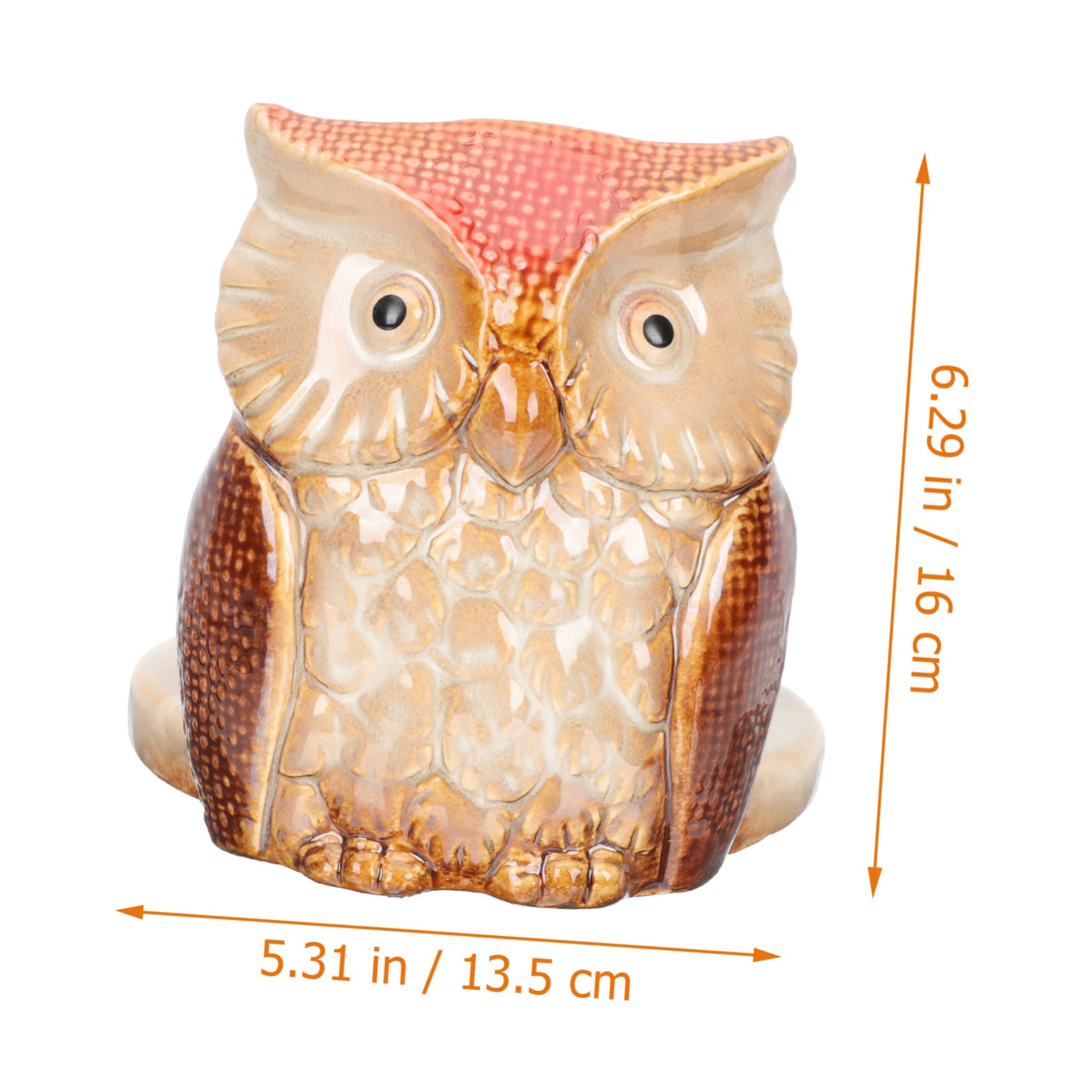 Lurrose Portarotolo Di Carta Velina in Ceramica Forma Di Supporto Portarotolo Per Tovaglioli Carta Per Scrivania Cucina