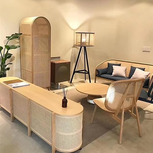 Miniatura 4 de Rollo de correas de caña de 24 pulgadas de ancho, tela de caña de ratán pretejida, hoja de ratán para proyectos de bricolaje, armario, silla,