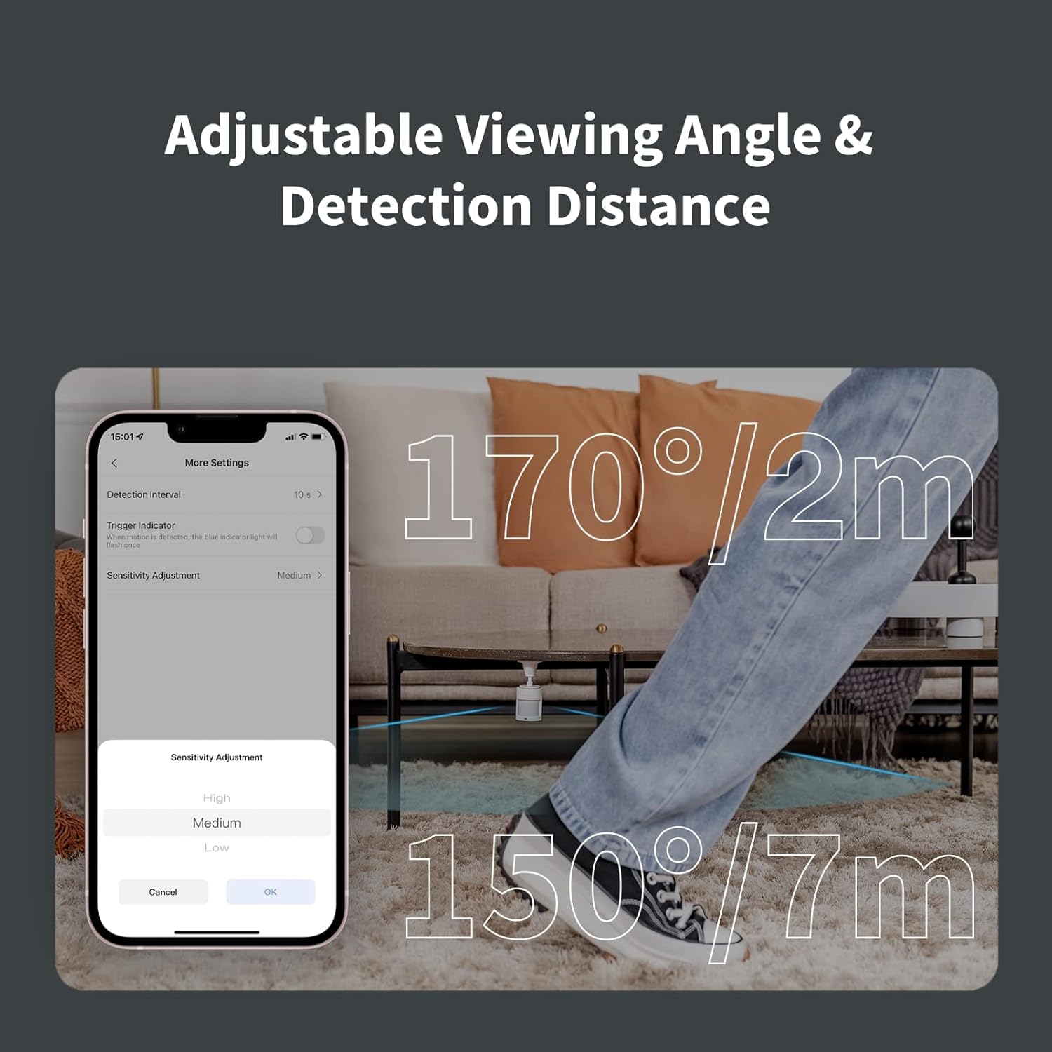 Aqara Détecteur de Mouvement P1-2 Pack, Zigbee 3.0,Nécessite Un Hub Aqara, Autonomie Batterie 5 Ans, Délai de Détection Paramétrable, pour Alarme et Domotique, Compatible avec HomeKit, Alexa, IFTTT