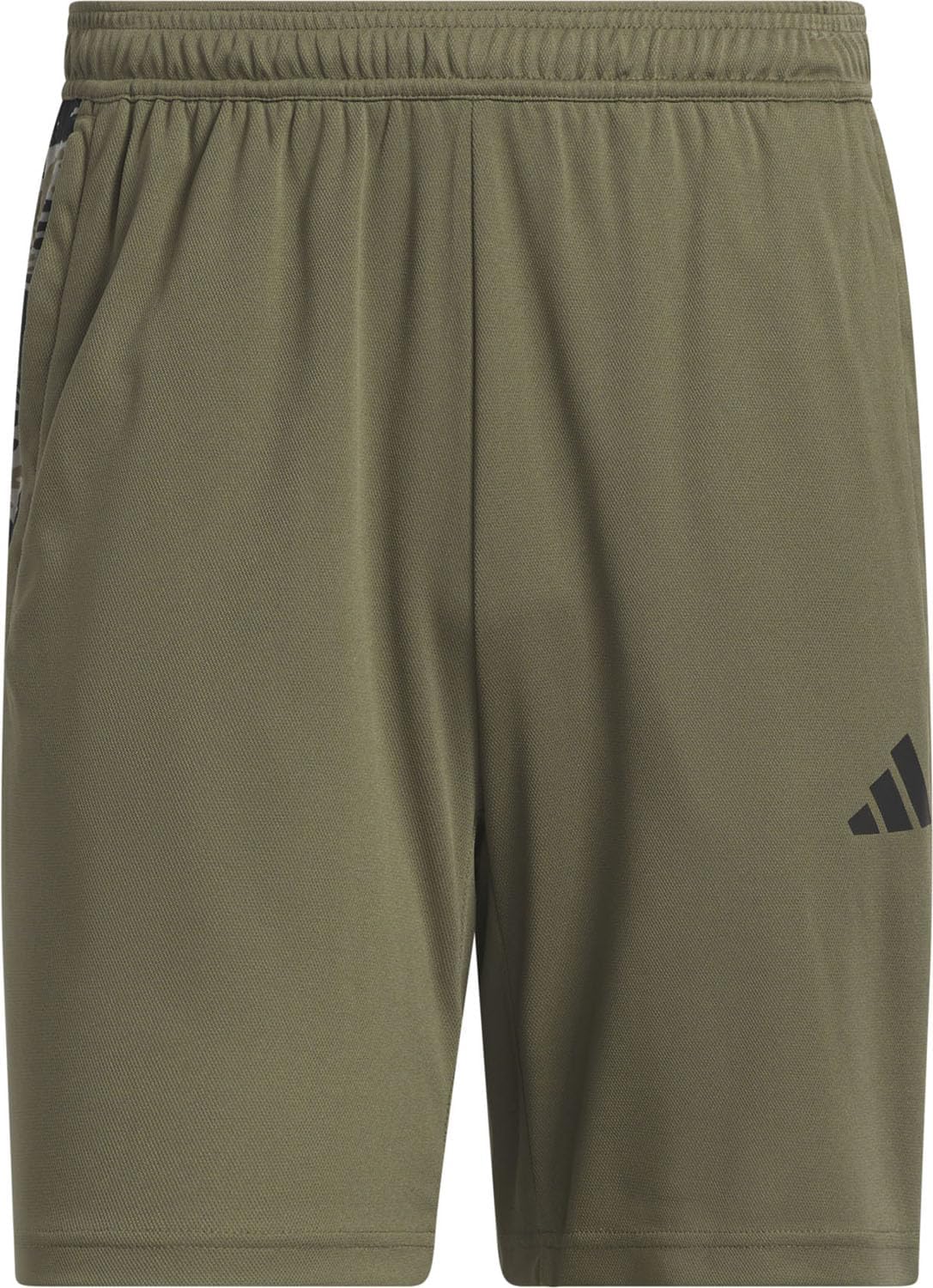 adidas - Mens Camo 1/2 Shorts, Color Olistr, Size: Medium x 7"