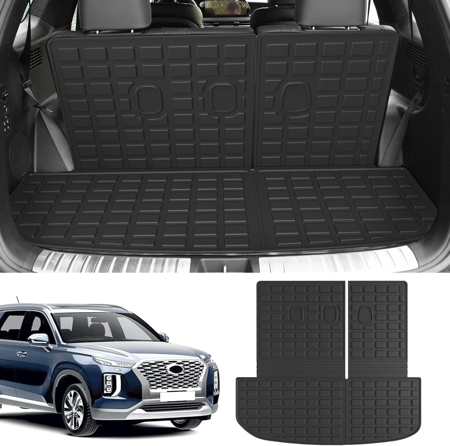 Lincoln Nautilus Cargo Liner & Back Seat Cover Set - TPE Material, Waterproof Trunk Mat For 2024-2025 Models