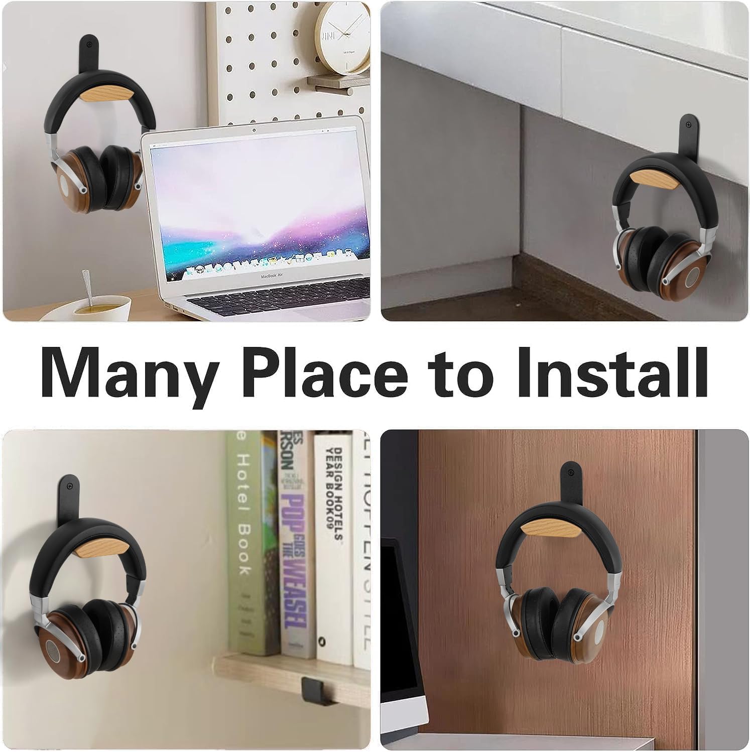 Support Casque Casque De Casque Porte-Casque Porte-Casque En Bois Porte Support Casque Casque De Casque Porte-Casque Porte-Casque En Bois Porte