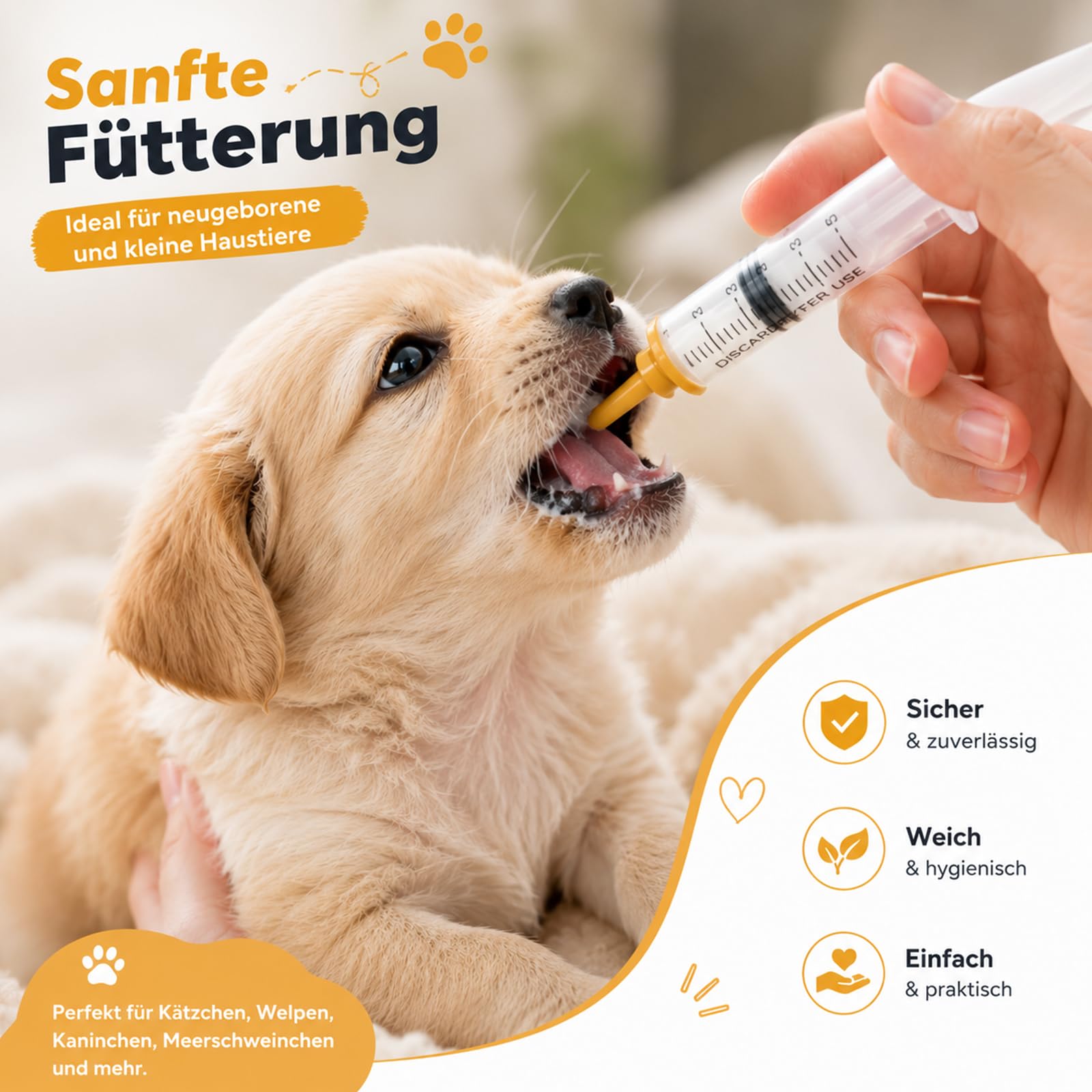 Botella de cría para mascotas, leche para cachorros, botella de cría para cachorros de perros, botón a presión, pastillero, jeringa, dispositivo de alimentación, tetina, alimentador de pezones