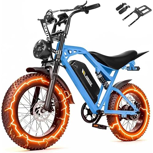 V100/V200 1500W Peak Electric Bike for Adults, 28MPH 48V13&20.8 Ah Removable Battery, 16/20"x4.0" Fat Tire, 7-Speed E-Bike with Dual Suspension – Commuter Ebike for Men & Women