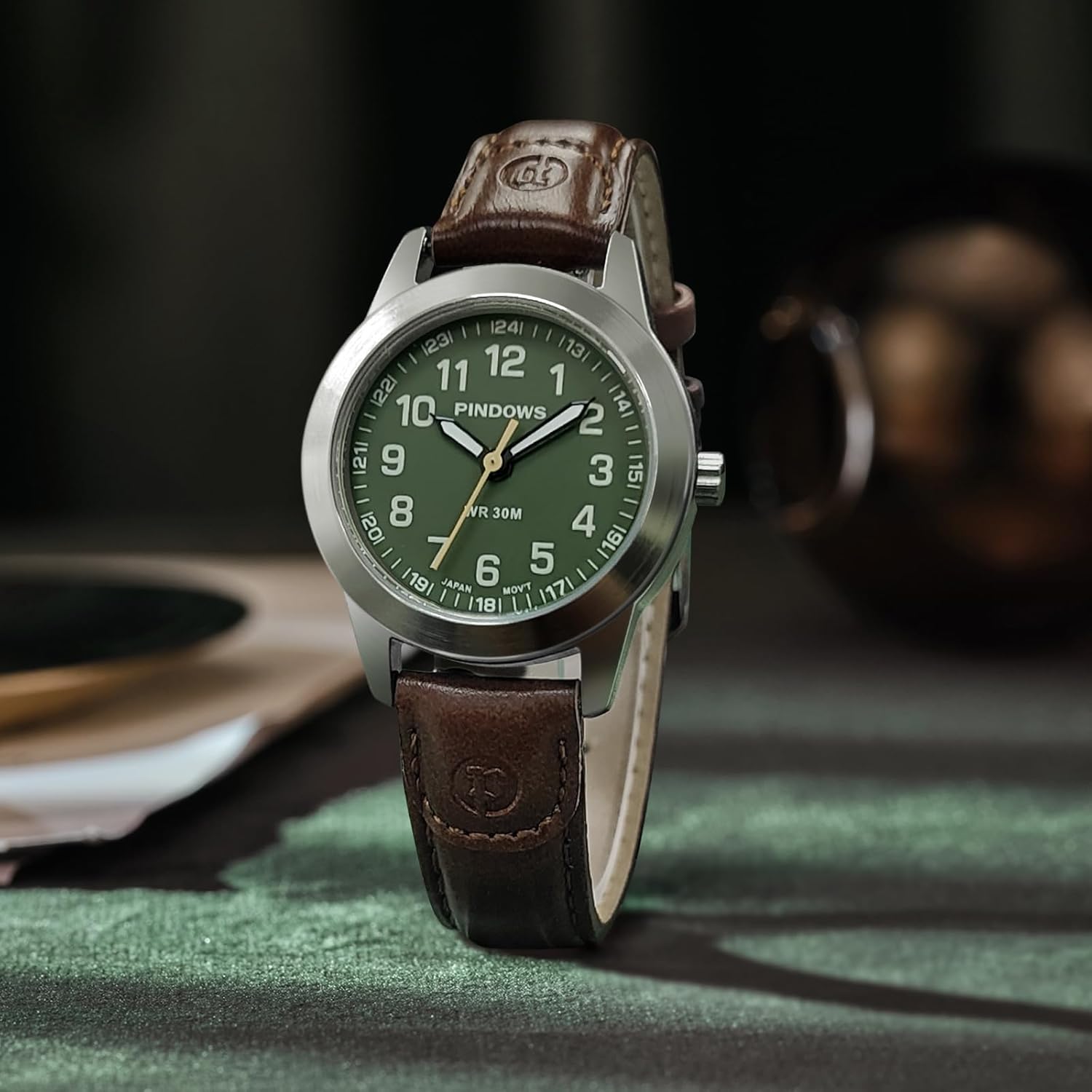 PINDOWS Watches for Women, Classic Business Analog Quartz Small Ladies Watches, 3ATM Waterproof Fashion Dress Watch with Easy-to-Read Luminous Dial - Image 6