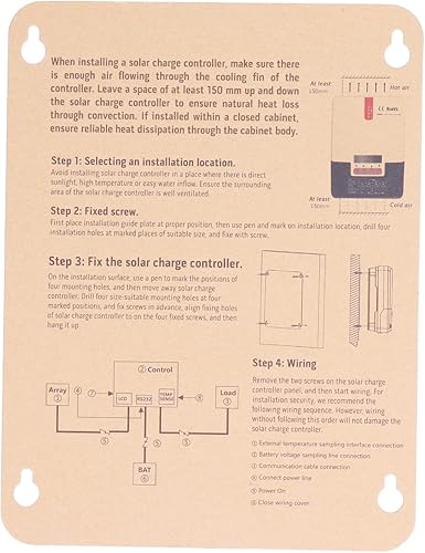 Miniatura 2 de Tgoon MPPT Solar Panel Regulator, 12 24V Auto 98% Energy Conversion Efficiency Remote Monitoring MPPT Solar Charge Controller for Lithium Batteries