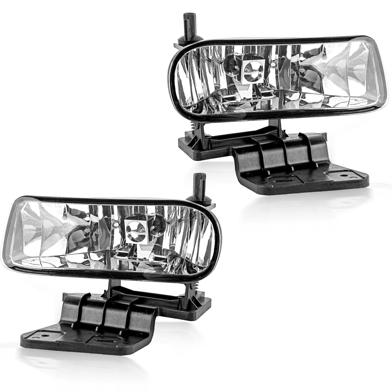 RP Remarkable Power, Fog Lights for 1999 2000 2001 2002 Silverado 1500 2500 3500, 00-2006 Suburban/Tahoe(Not for Z71 package) 12V 24W Clear Lights Pair FL7076