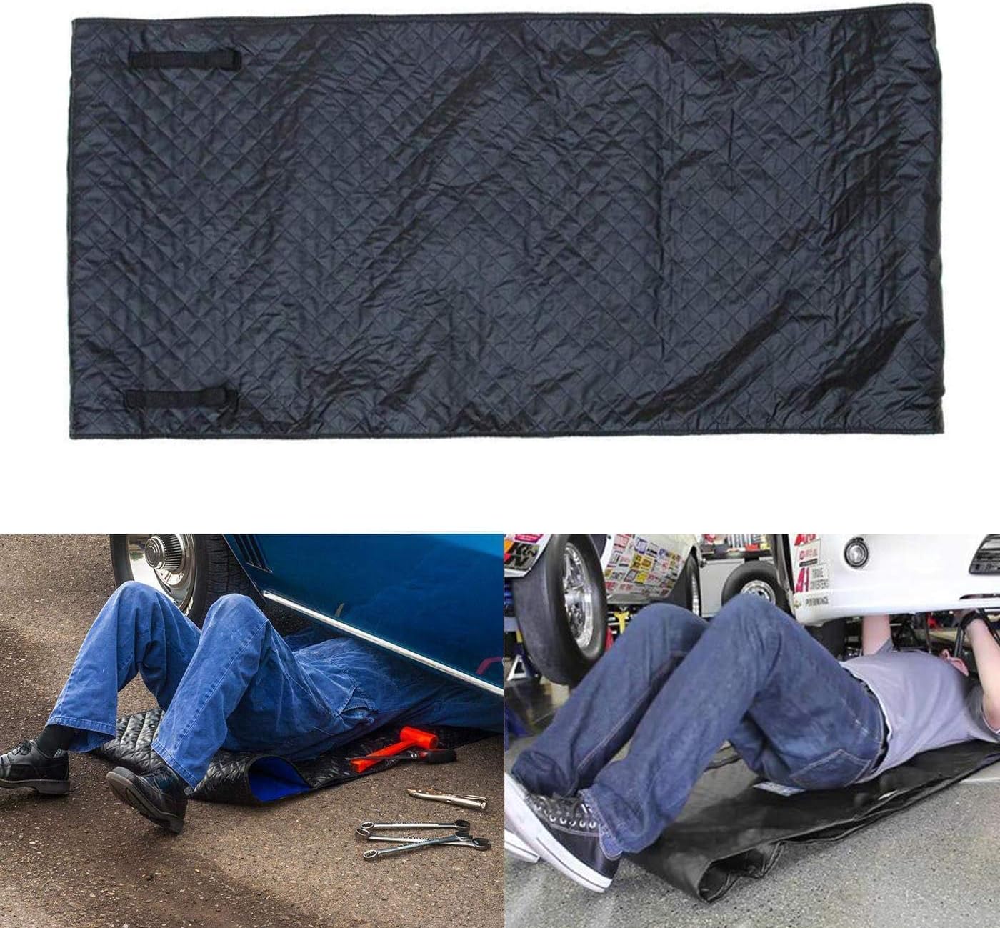 omotor Car Creeper Mat, Black Moving Rolling Crawling Pad for Garage Floor Household, Auto Repair and Maintenance Carpet, Zero Ground Auto Mechanics Repair Mat Repairing Tools : Automotive