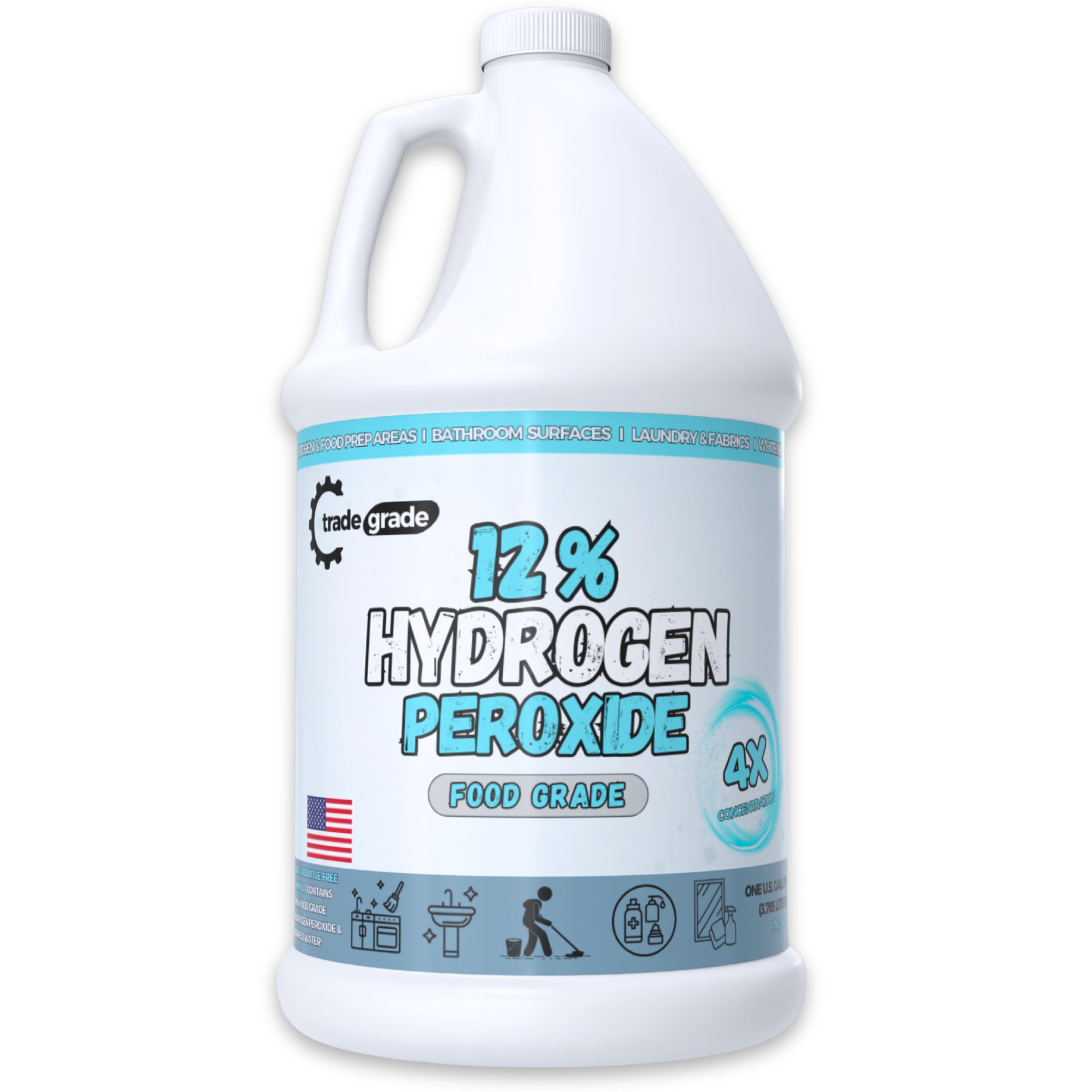 Amazon.com: TradeGrade 12% Food Grade Hydrogen Peroxide H202
