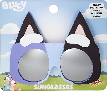 BLUEY Costume Sunglasses | Bluey, Bingo, Bandit, Chilli or Chattermax Costume Accessory | Child and Adult Size