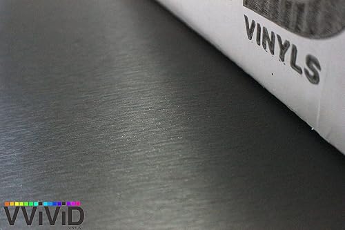 Miniatura 9 de VViViD XPO - Rollo de vinilo metálico cepillado gris oscuro para automóvil (1.49 pies x 5 pies)