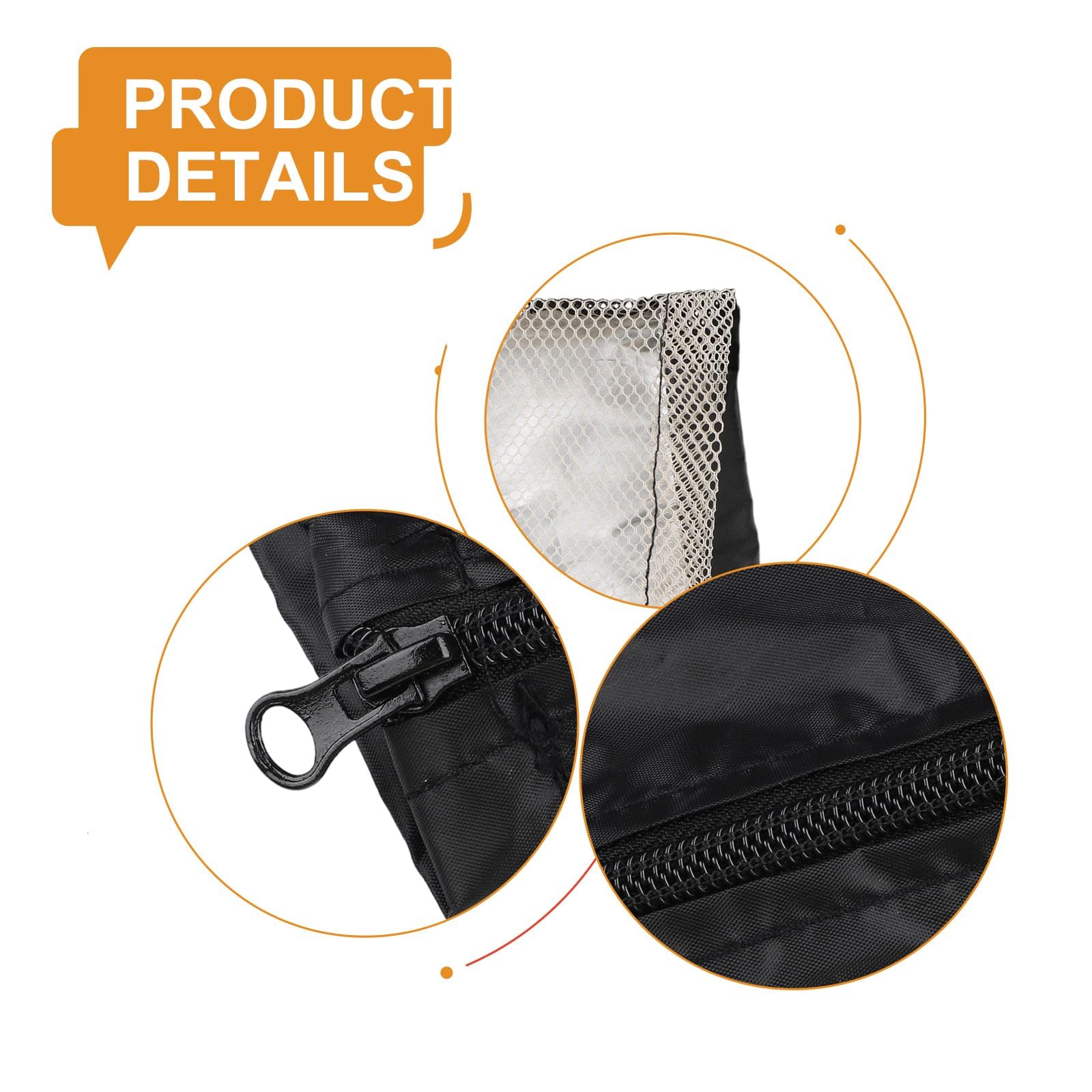 Housse de protection imperméable en tissu Oxford 210D avec aérations latérales pour armoire à boissons (61 x 77 x 171 cm)