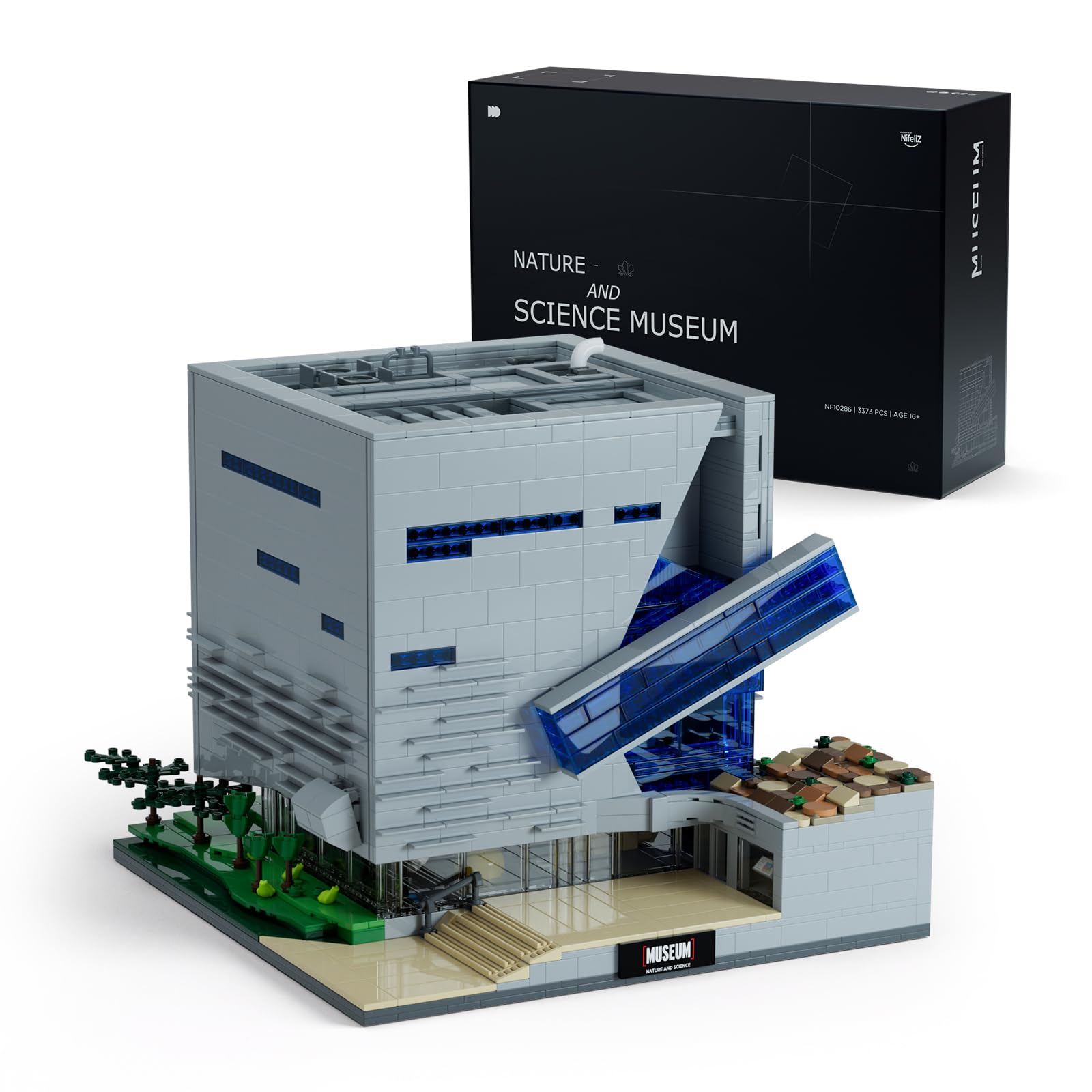 NifelizMUSEUM of NATURE AND SCIENCE Building Set, Gift Idea for Lovers of Museums, Buildable Display Model, Addition to The Modular Buildings Collection (3373 PCS, NF10286)