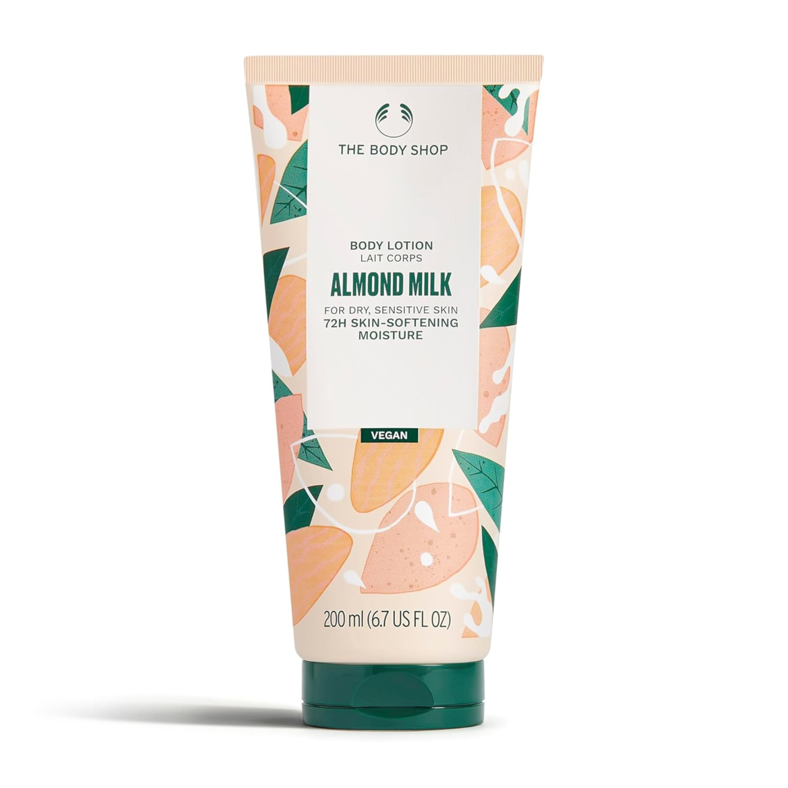 The Body Shop Almond Milk and Honey Soothing and Restoring Body Lotion, 200 Ml - For Very | 72 Hr Moisture | Vegan