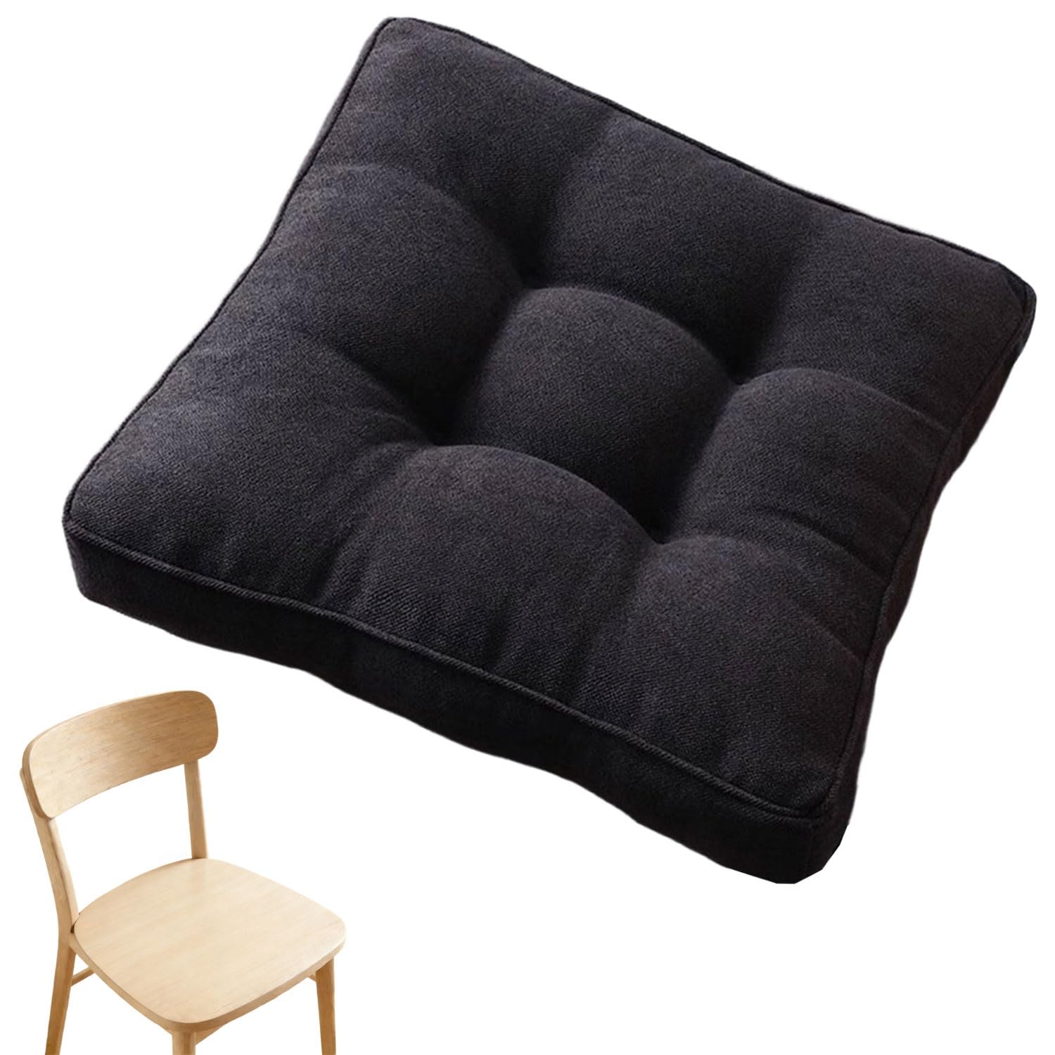 Seat Cushion for Office Chair - Chair Cushions for Dining Chairs With Ties