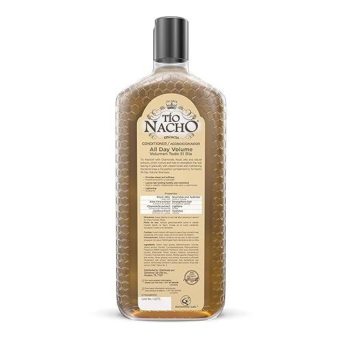 Miniatura 5 de TIO NACHO Acondicionador Aclarado natural con jalea real y manzanilla 14 onzas líquidas