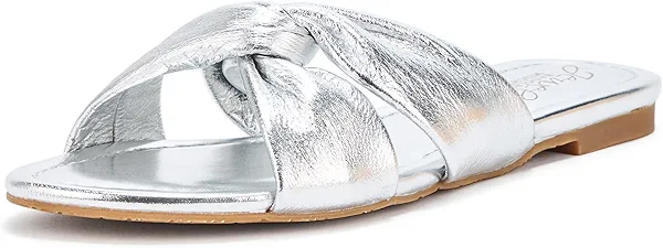 Jewel Badgley Mischka Nicolet Flat Slide Sandals