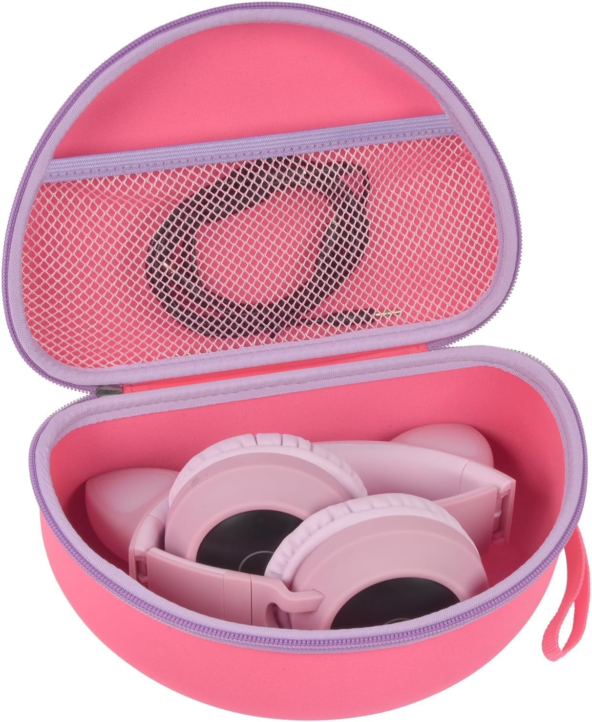 Headphone Case for Riwbox CT-7 Pink/for Jack CT-7S Cat Green 3.5mm/ for iClever IC-HS01/for Picun/for FosPower Bluetooth Wireless Over-Ear Headphones Headset Box Only,Rose Red - Image 8