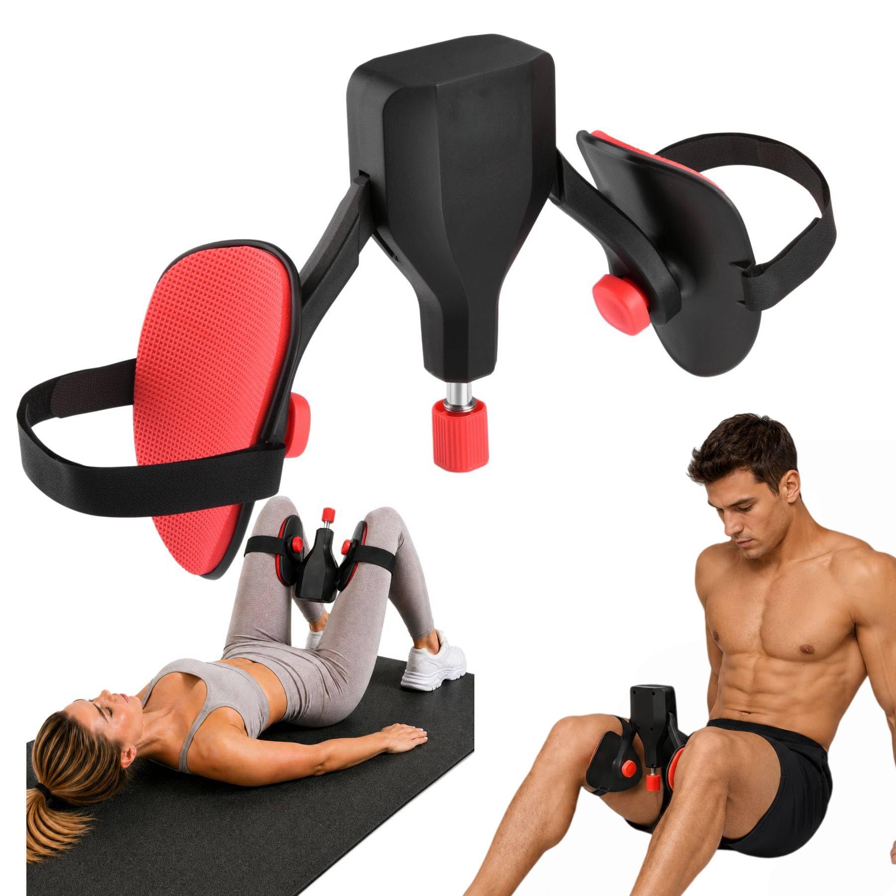 Thigh Trainer Master, 22-77lbs Adjustable Inner Thigh Exerciser for Pelvic Floor Strengthening, Kegel Exercise Equipment for Women and Men, Leg Shaping, Yoga and Home Workout