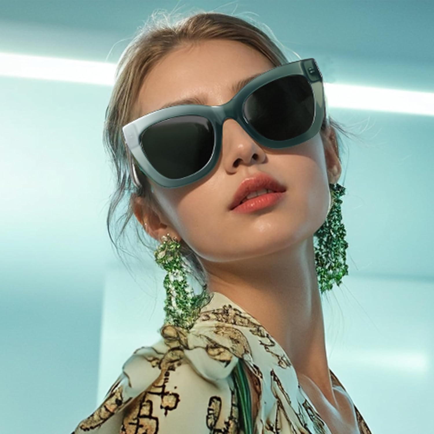 ZENOTTIC Trendy Polarized Women Sunglasses: Retro Cateye Shades - Sun Glasses Designed for Ladies with UV400 Protection - Image 2