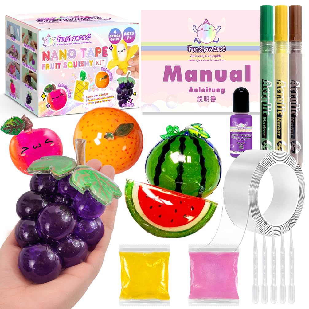 Nano Tape Squishy Kit DIY Fruit
