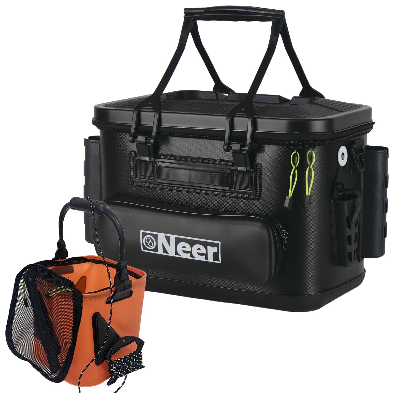 Amazon.co.jp: 【軽量、大容量】Neer バッカン タックルボックス 