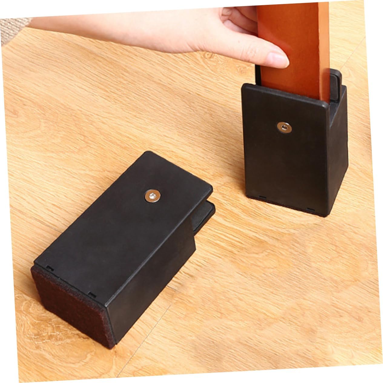 Levemolo 4pcs Bed Tucker Tool Table Clamp Legs Bed Risers High for Desk Chair and Sofa Risers