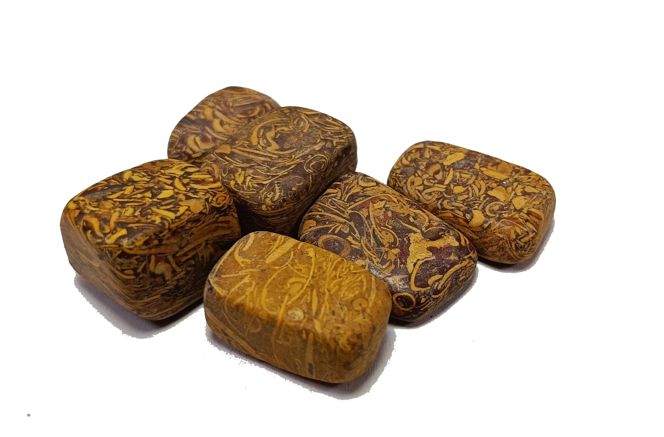 Mariam Jasper Tumble Stones for Reiki Healing and Vaastu Correction and Increase Creativity 50 Gram-image-38