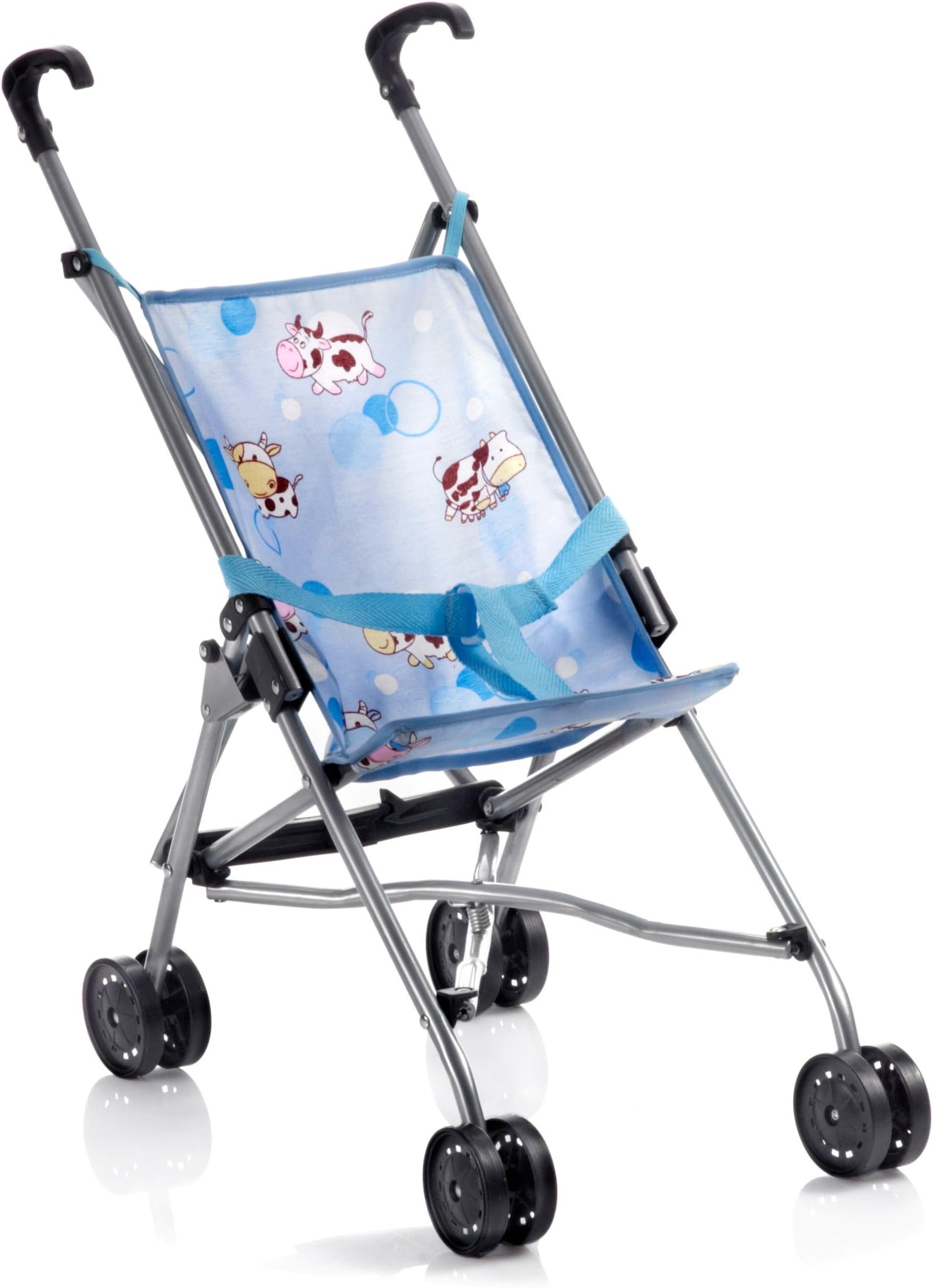 Funny Doll's Pram Pushchair Mini Buggy Blue
