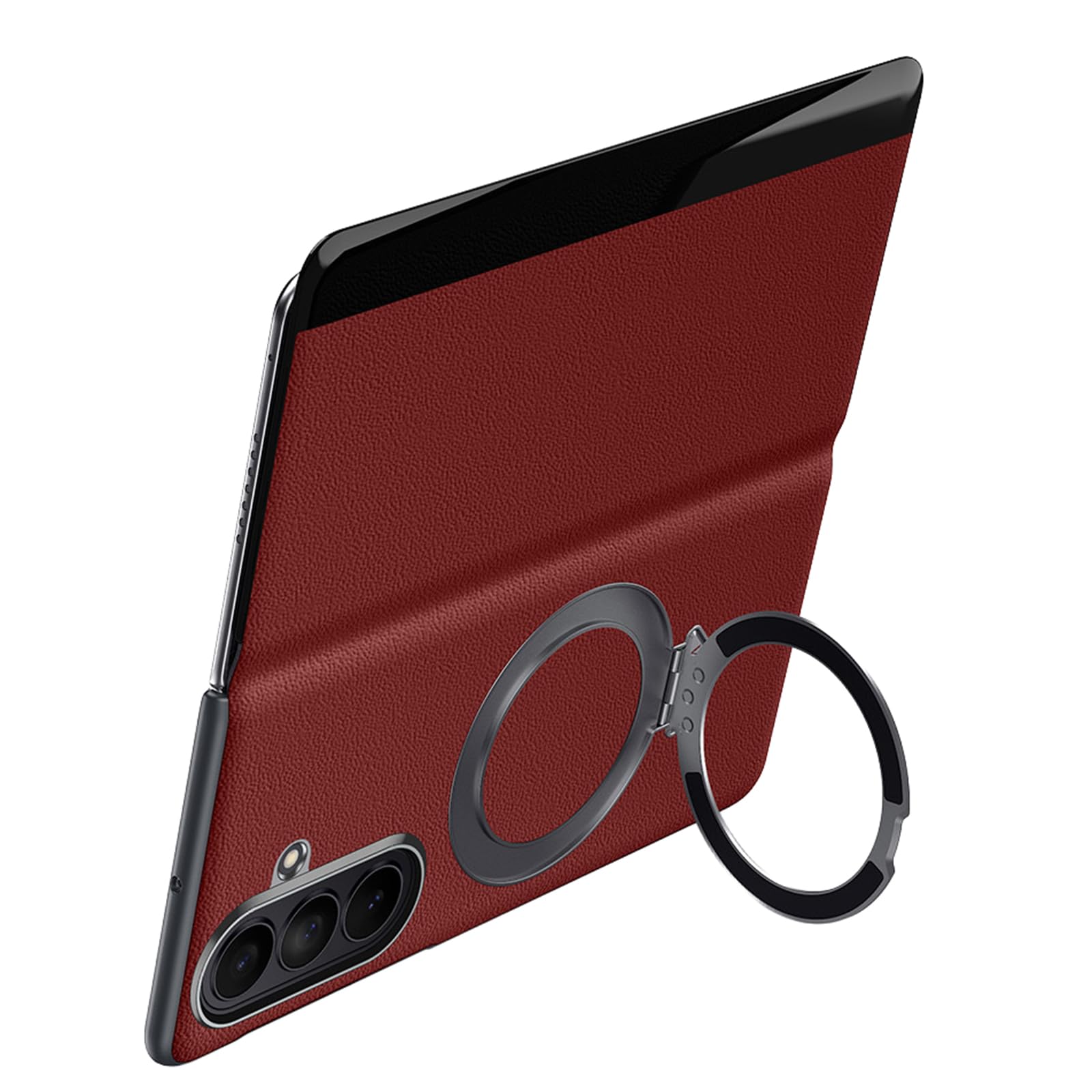 Étui cuir Samsung Galaxy Z Fold 8 Ultra magnétique de style portefeuille luxe
