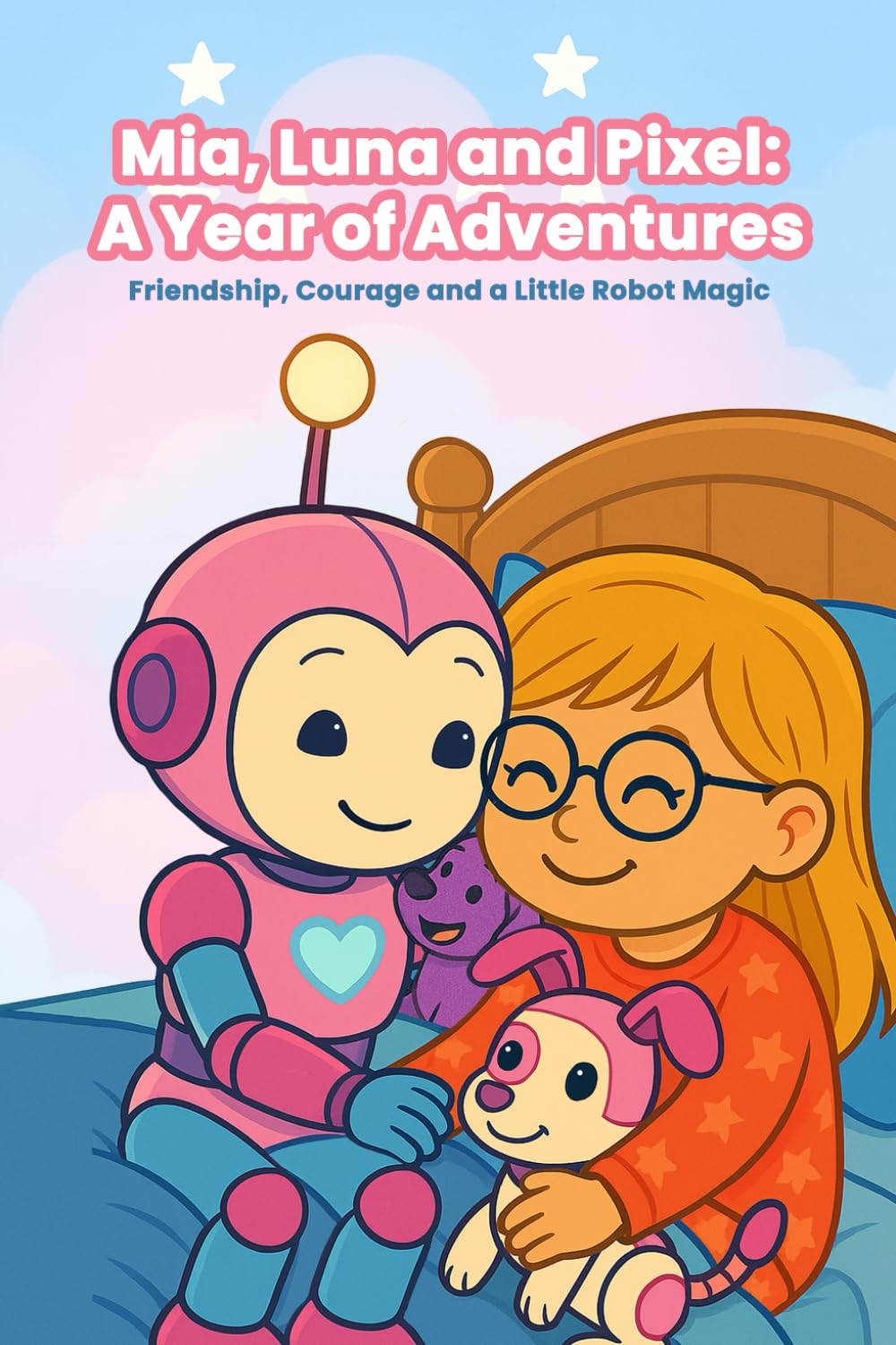 Mia, Luna and Pixel: A Year of Adventures: Friendship, Courage and a Little Robot Magic