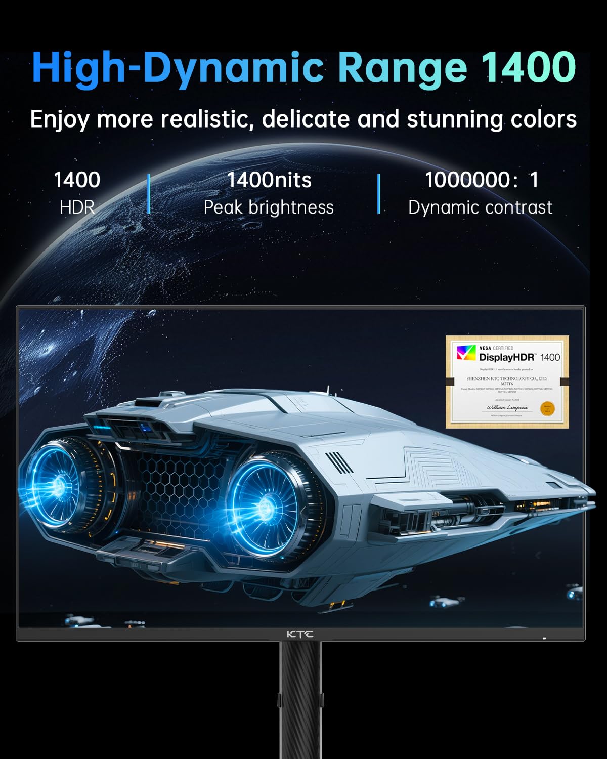 Amazon.co.jp: KTC 27インチミニLEDゲーミングモニター - 1440P 