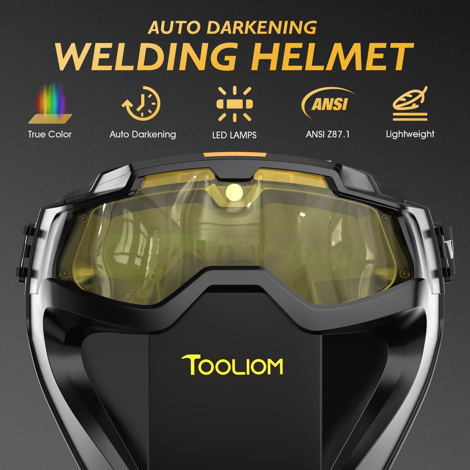 Auto-Darkening Welding Goggles - LED Light -6