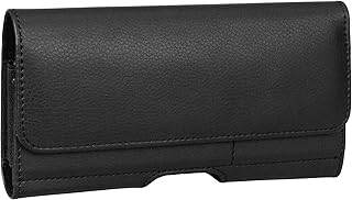 AQ Mobile Belt Case for Samsung Galaxy XCover 6 Pro, Faux Leather Magnetic Closure Belt Clip