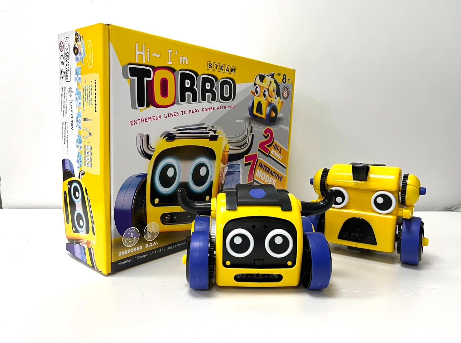 TORRO The 2-in1 Bull & Dino Bot – an Interactive Educational Robot