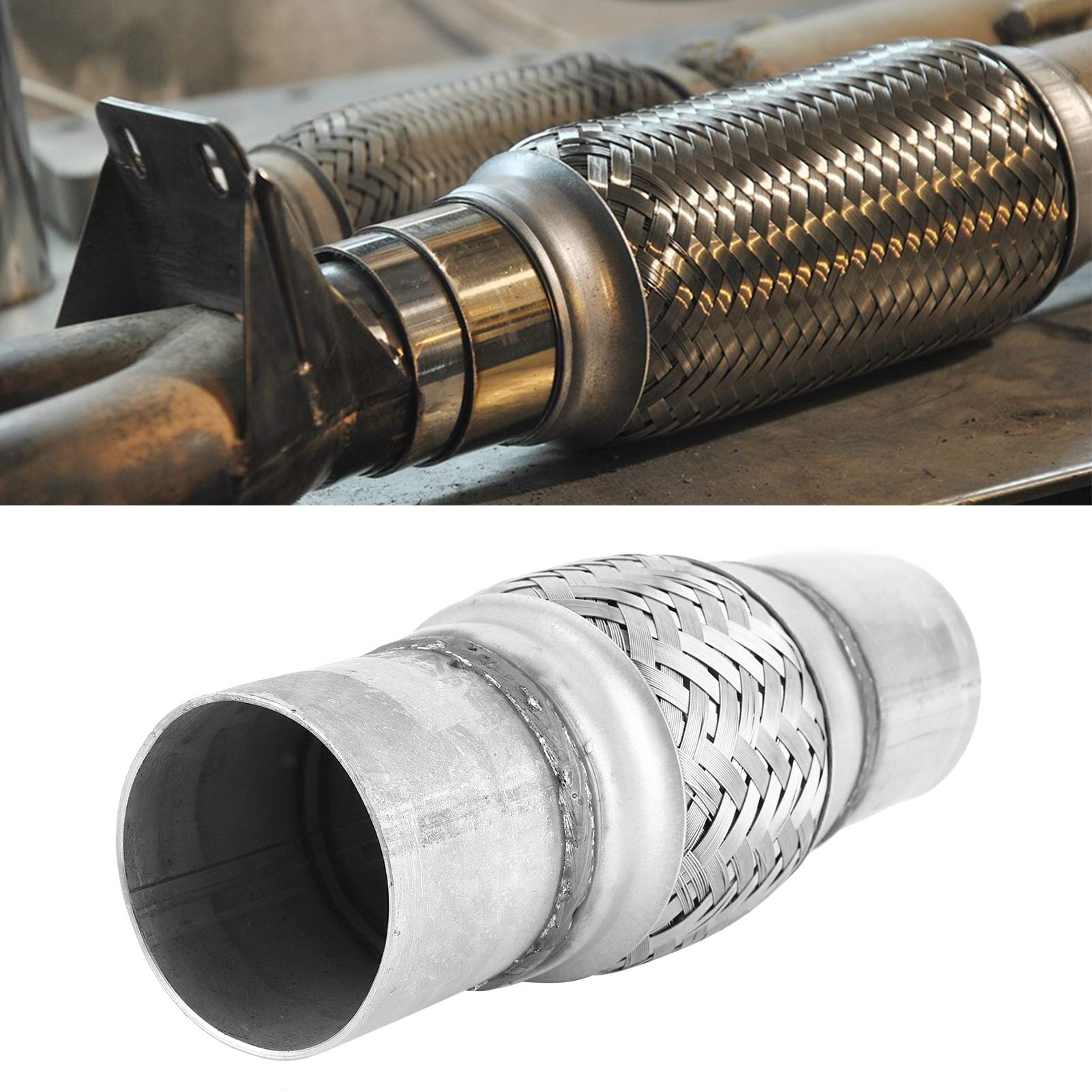 Abgasschlauch Auto 45x200mm Edelstahl - Flexrohr Für Pkw & Geländewagen