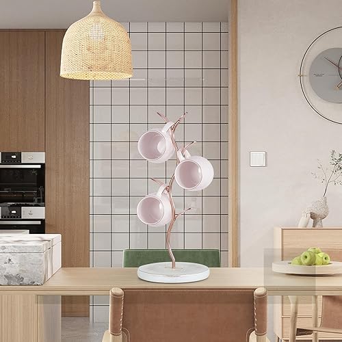 Miniatura 3 de Soporte para taza de café, encimera de taza, árbol de taza en forma de hoja para mostrador, soporte para taza de té de café para encimera, accesorio