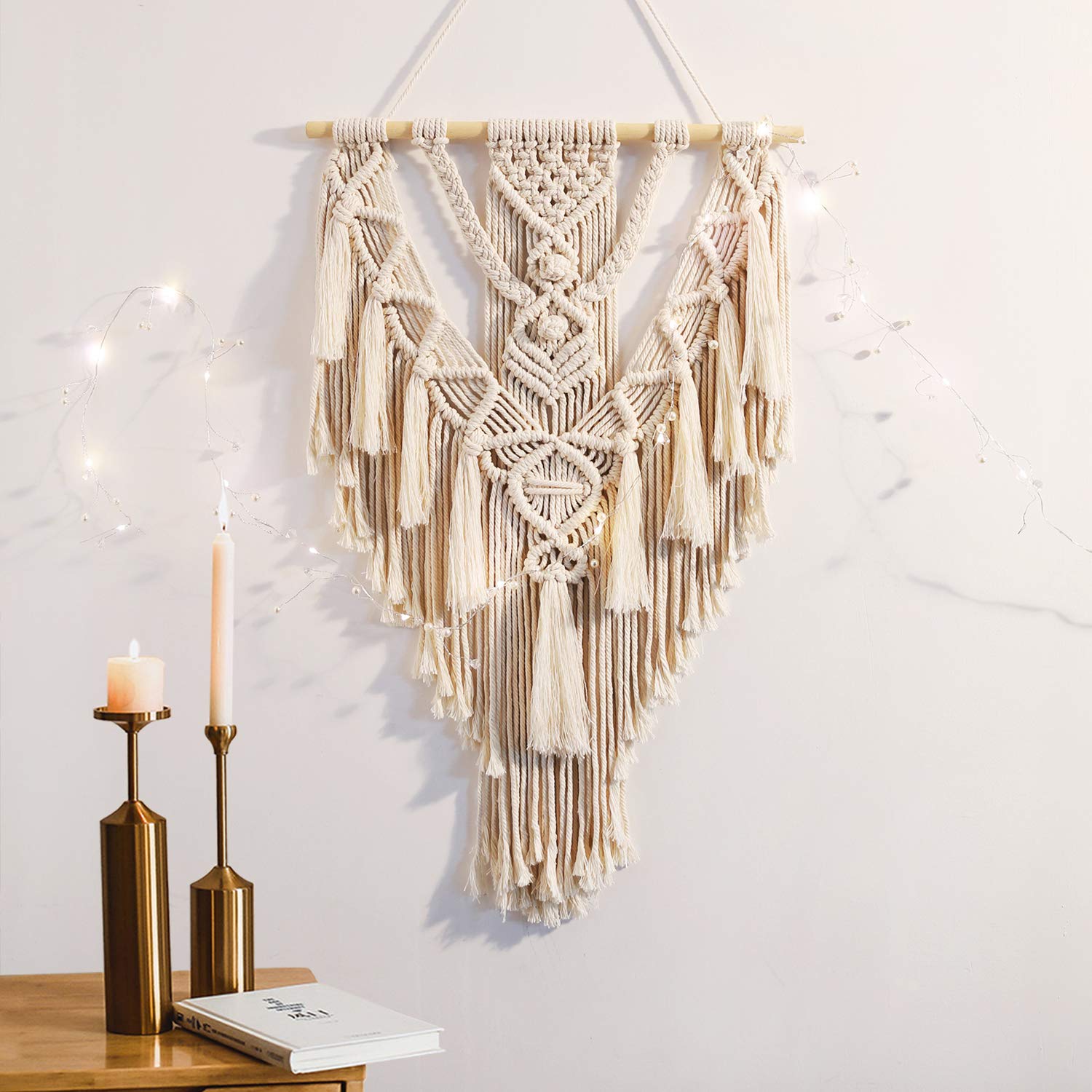 ANROYEGeometric Macrame Wall Hanging