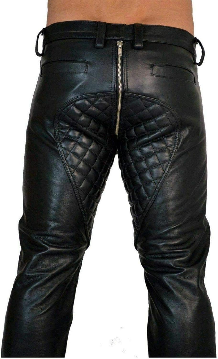 brandMe Men's Leather Pant Jeans Style Genuine Lambskin Real Leather Trouser Casual Pant MC183